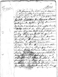 Akte 8 juli 1725, pagina 1