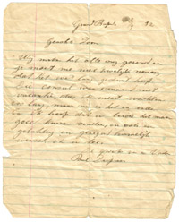 Brief Paulus Diepraam